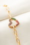 Heliophilia Silver Pulsera de Metal Dorada con Circonitas CBL9340